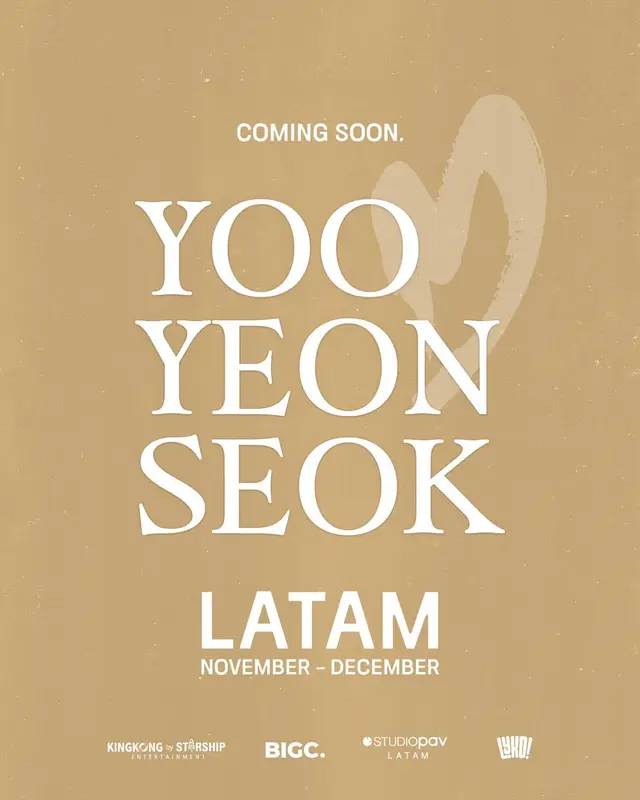 Yoo Yeon Seok en Latinoamérica. Foto: Studio PAV LATAM Yoo Yeon Seok en Latinoamérica. Foto: Studio PAV LATAM