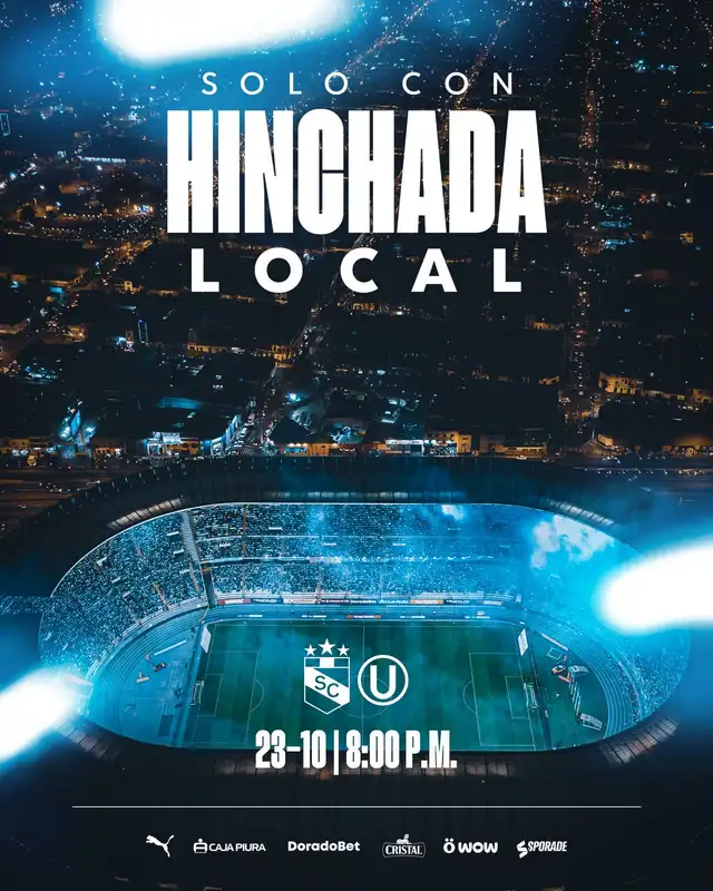 El partido ante la 'U' se jugará una semana después de la programación original. Foto: Sporting Cristal   