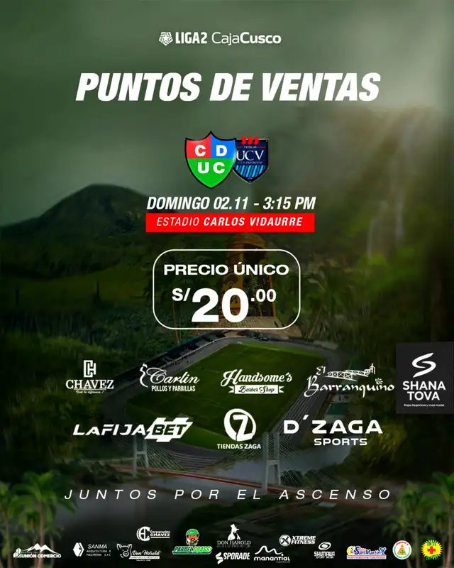 Entradas para el partido ante César Vallejo. Foto: Unión Comercio   
