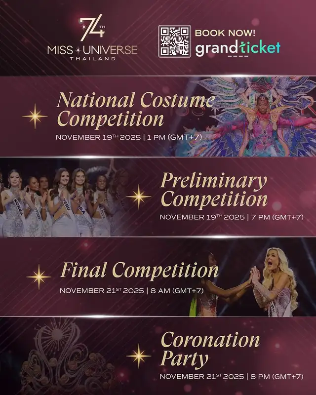 Fecha para la gran final del Miss Universe 2025. Foto: Instagram Fecha para la gran final del Miss Universe 2025. Foto: Instagram
