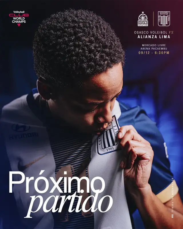 Primer partido de Alianza Lima en el Mundial de Clubes de Vóley 2025. Foto: Alianza Lima vóley   