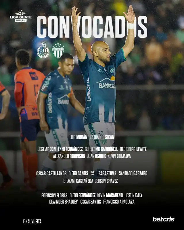 Convocados de los panzas verdes. Foto: Antigua GFC 