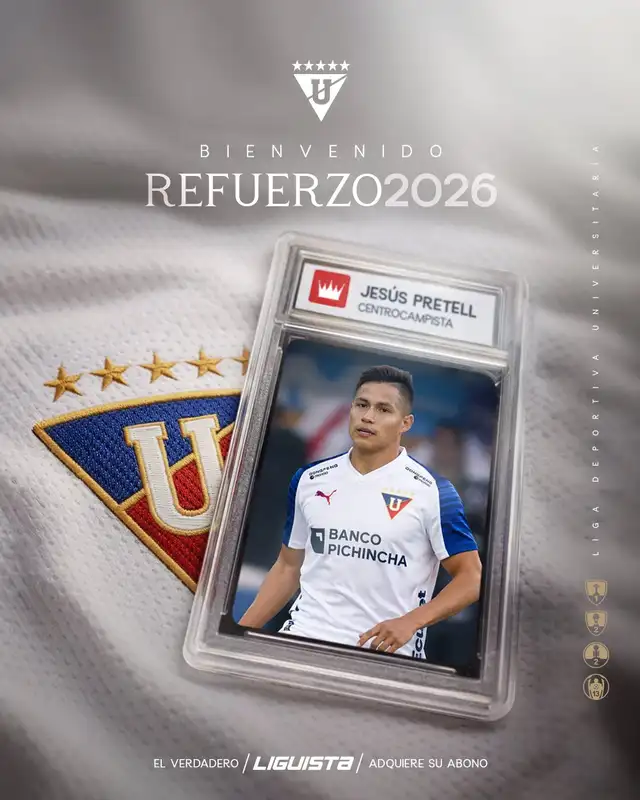Jesús Pretell jugará por primera vez en el extranjero. Foto: LDU   