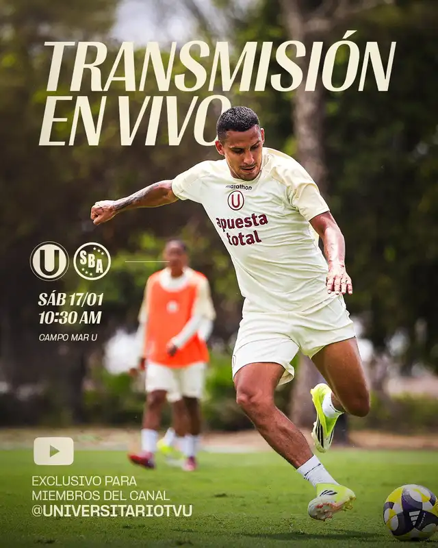 El amistoso ante Sport Boys será transmitido por internet. Foto: Universitario   