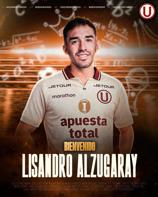 Lizandro es nuevo jugador de Universitario. Foto: Universitario   
