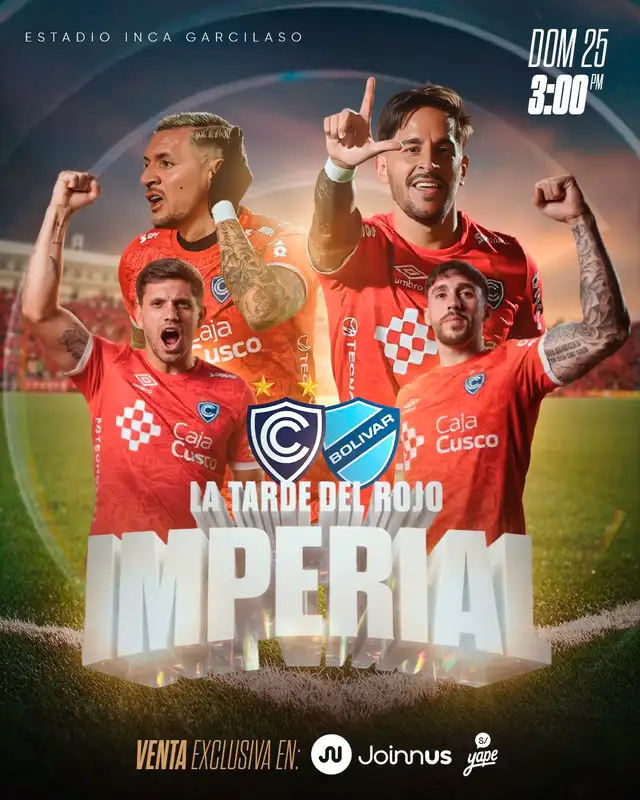  Cienciano del Cusco jugará en el Inca Garcilaso este domingo 24 de enero. Foto: Cienciano   