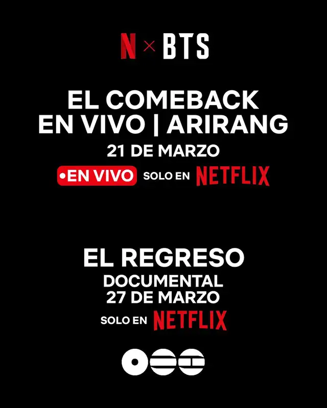 BTS en Netflix.   