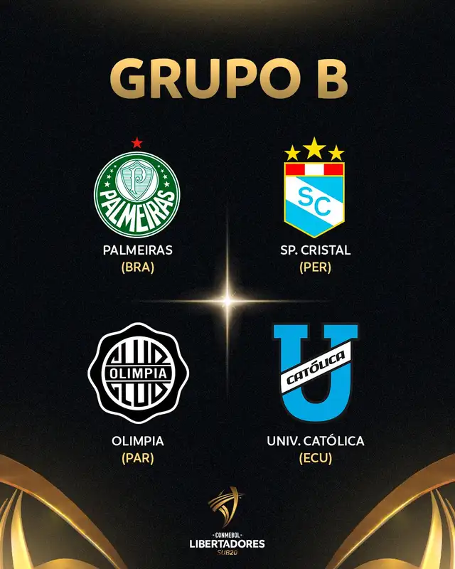 Grupo B de la Copa Libertadores sub-20. Foto: Conmebol   