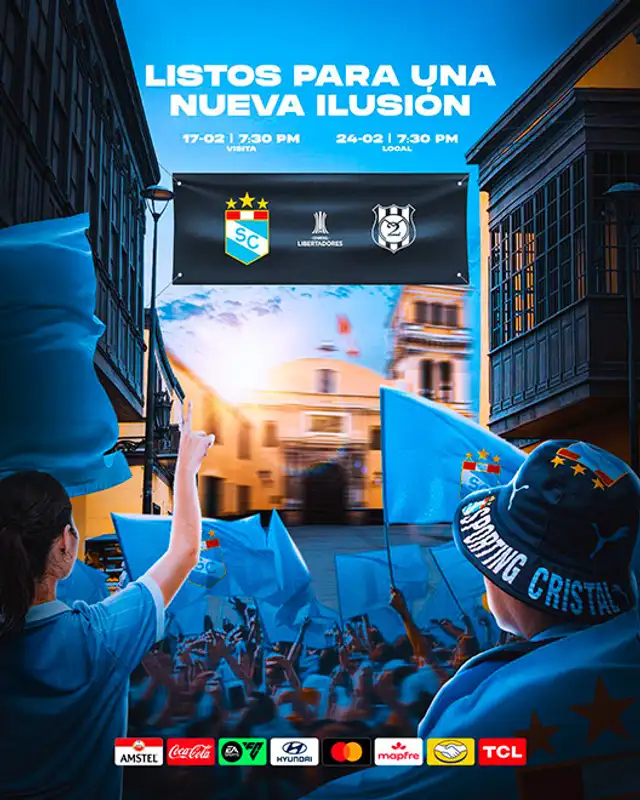 El club rimense jugará por primera vez ante 2 de Mayo. Foto: Sporting Cristal   