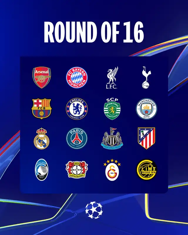 Esta ronda tiene a 6 clubes de la Premier League de Inglaterra. Foto: UEFA Champions League   