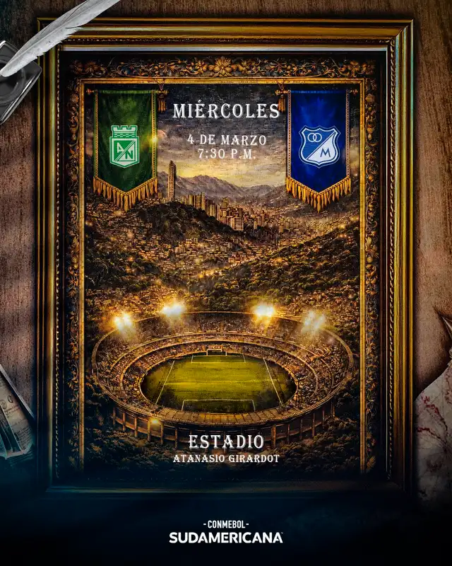 Atlético Nacional tendrá lleno total para el partido contra Millonarios por Copa Sudamericana. Foto: Millonarios. Atlético Nacional tendrá lleno total para el partido contra Millonarios por Copa Sudamericana. Foto: Millonarios.