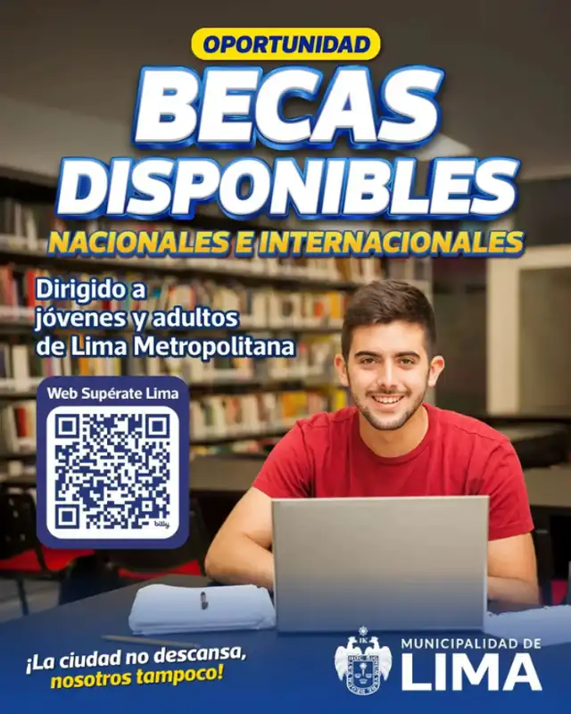Municipalidad de Lima, beca educativas, Lima Metropolitana Municipalidad de Lima, beca educativas, Lima Metropolitana