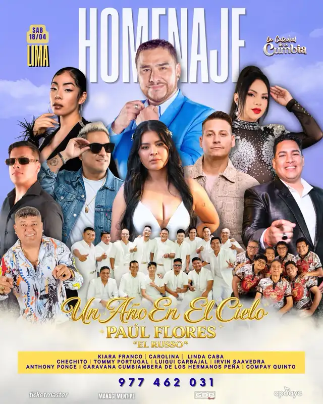 Carolina Jaramillo rendirá homenaje a Paul Flores en Lima. Foto: difusión.