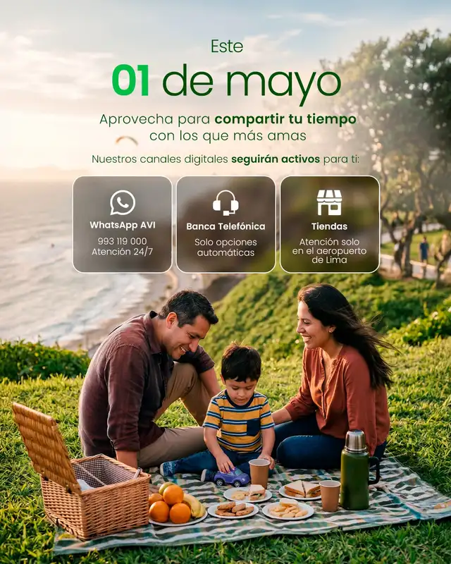 Comunicado de Interbank por el 1 de mayo de 2026
