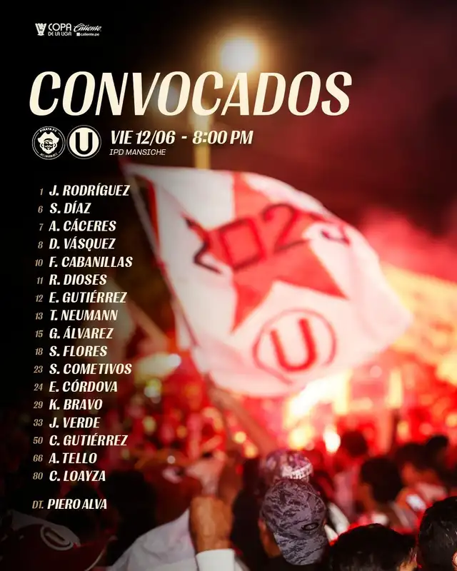 Lista de Universitario. Lista de Universitario.