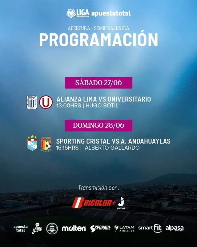 Programación de las semifinales de ida de la Liga Femenina 2026 Programación de las semifinales de ida de la Liga Femenina 2026