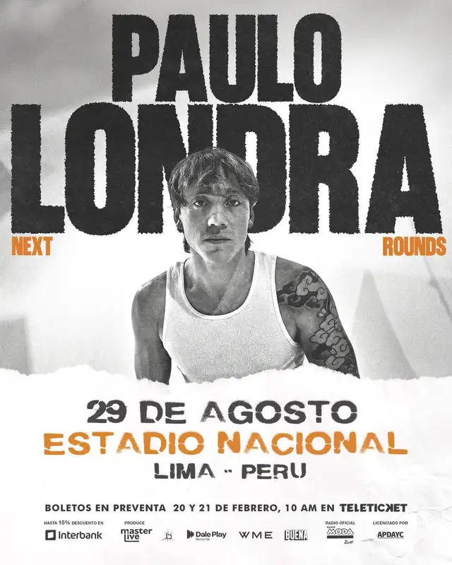Palo Londra se presentará en el Estadio Nacional Foto: Composición LR Palo Londra se presentará en el Estadio Nacional Foto: Composición LR