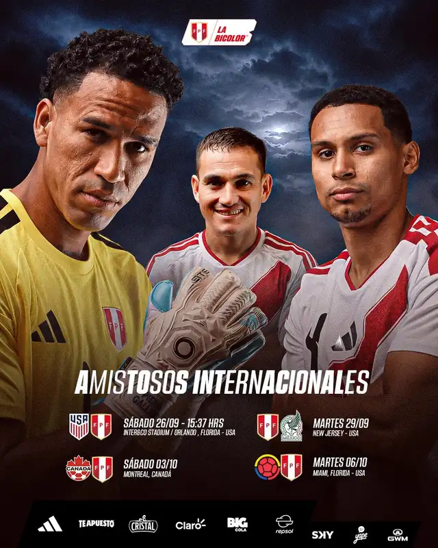 Selección Peruana confirmó amistosos de septiembre y octubre. Foto: La Bicolor Selección Peruana confirmó amistosos de septiembre y octubre. Foto: La Bicolor
