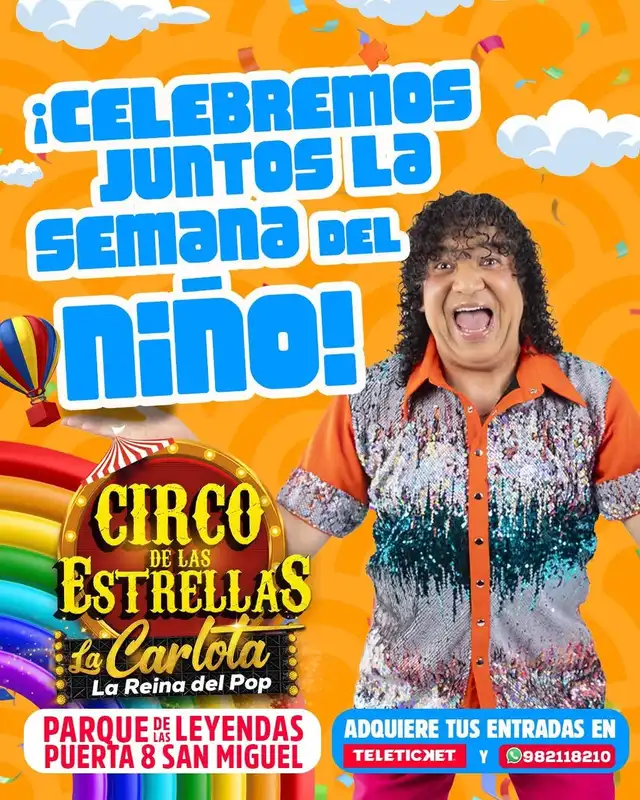 Carlos Vílchez sorprendió a los niños con el espectáculo 'La Carlota, la Reina del pop'. Carlos Vílchez sorprendió a los niños con el espectáculo 'La Carlota, la Reina del pop'.