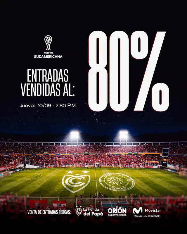 Entradas disponibles para el Cienciano vs City Torque. Foto: Cienciano Entradas disponibles para el Cienciano vs City Torque. Foto: Cienciano