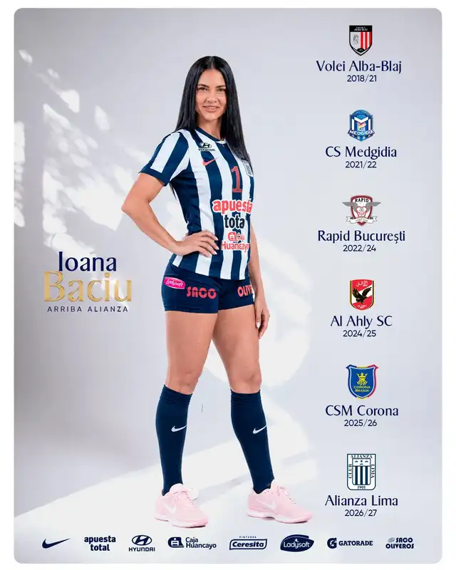 Trayectoria de Ioana Baciu, nuevo refuerzo de Alianza Lima. Foto: Alianza Lima  