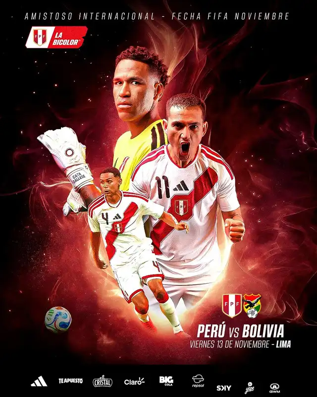 Selección peruana confirmó amistoso para el mes de noviembre. Foto: La Bicolor  