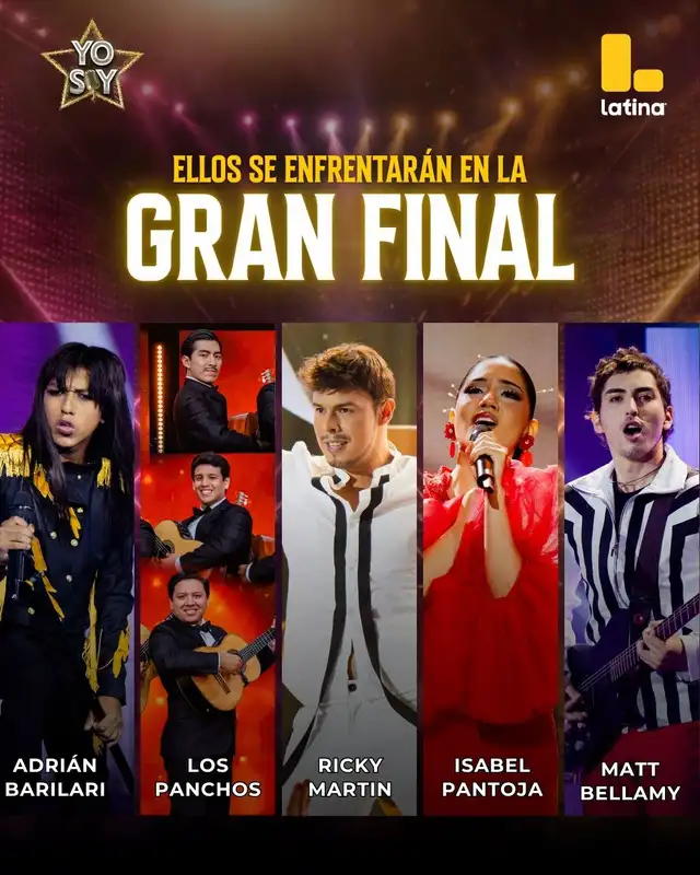Final de 'Yo Soy' 2026 se transmitirá este sábado 17 de octubre en vivo por Latina Final de 'Yo Soy' 2026 se transmitirá este sábado 17 de octubre en vivo por Latina