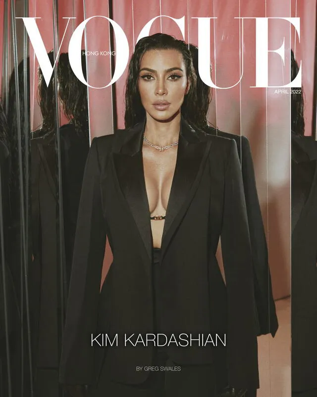 Kim Kardashian protagonizó portada de Vogue Hong Kong. Foto: Vogue