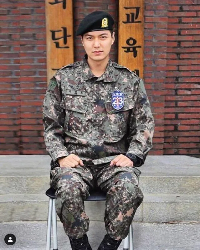 Lee Min Ho en el servicio militar. Foto: Instagram