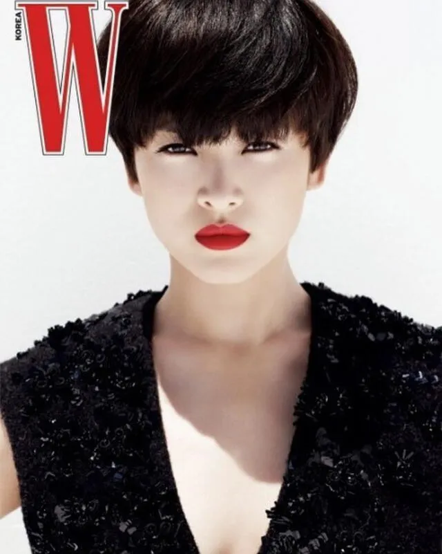 Song Hye Kyo en la portada de marzo de la revista W Korea, en 2009.