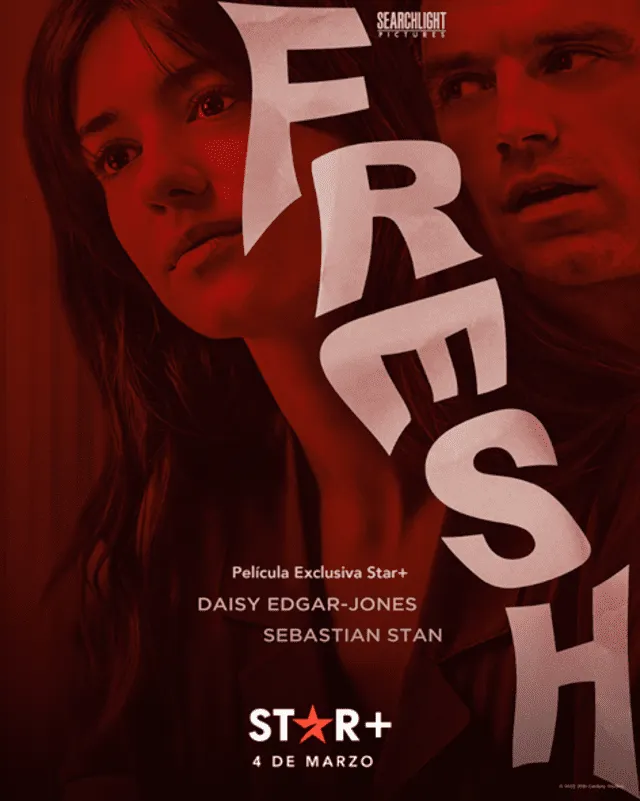 Poster oficial de "Fresh", disponible en Star+. Foto: Star+