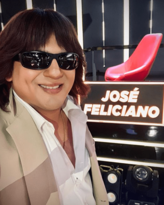 'José Feliciano' es uno de los semifinalistas de Yo soy: grandes batallas. Foto: Sebastián Landa/Instagram.