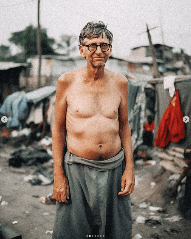  Bill Gates. Foto: Gokul Pillai / Instagram<br><br>    