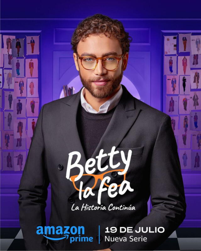 Sebastián Osorio en 'Betty, la fea: la historia contunúa'. Foto: Amazon Prime Video   