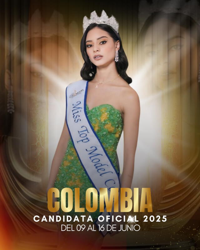 Diana Ortega representará a Colombia en el Miss Top Model International 2025. Foto: Instagram. Diana Ortega representará a Colombia en el Miss Top Model International 2025. Foto: Instagram.