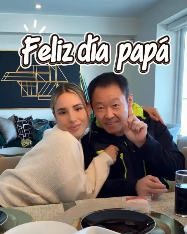 Kenji Fujimori y su hijastra. Foto: Instagram. Kenji Fujimori y su hijastra. Foto: Instagram.