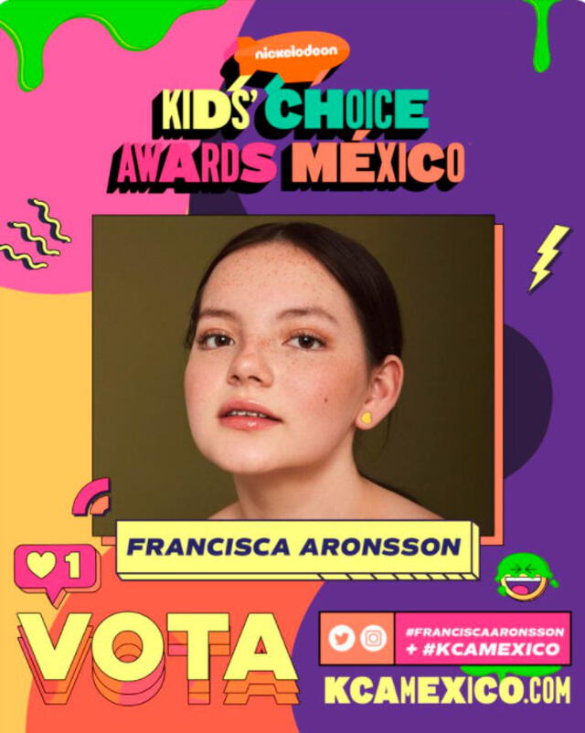 Francisca Aronson compitió en la categoría Nuev@ idol. Foto: Francisca Aronson / Twitter