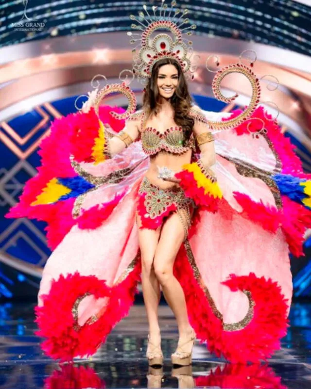 Maricielo Gamarra representó al Perú en el Miss Grand International, organizado en Tailandia. Foto: Maricielo Gamarra Instagram