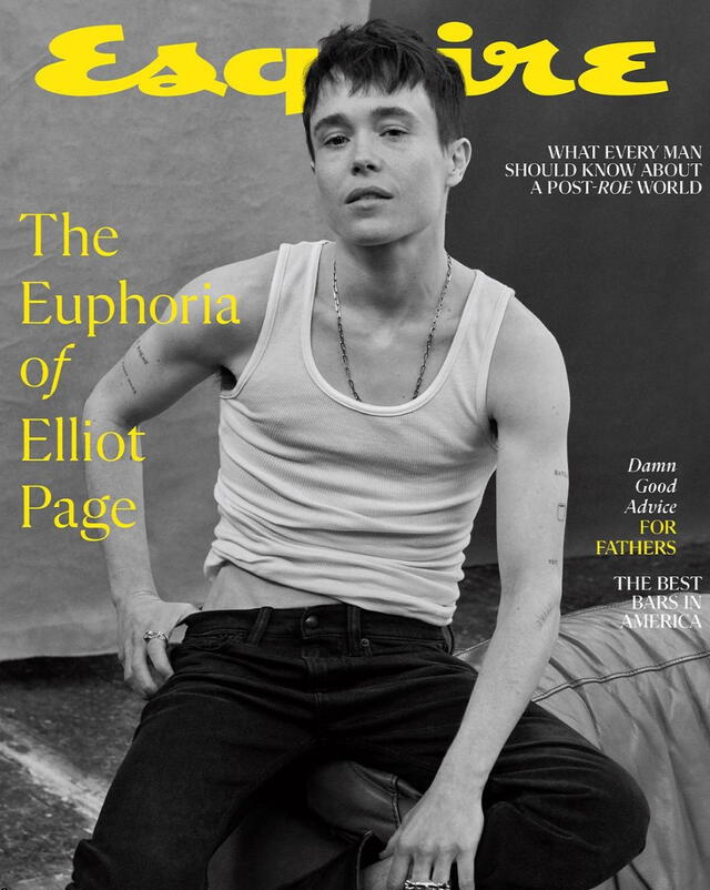 Elliot Page en la portada de Esquire