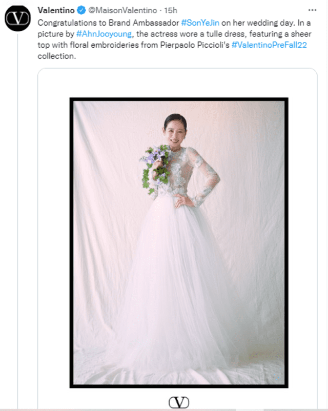 Son Ye Jin, vestido novia, Hyun Bin boda