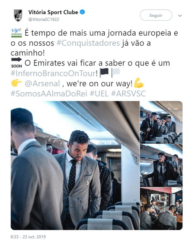 Arsenal vs Vitória Guimaraes EN VIVO ONLINE.