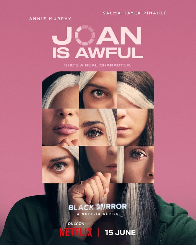  Poster de "Joan es horrible", capítulo 1 de "Black Mirror 6". Foto: Netflix   