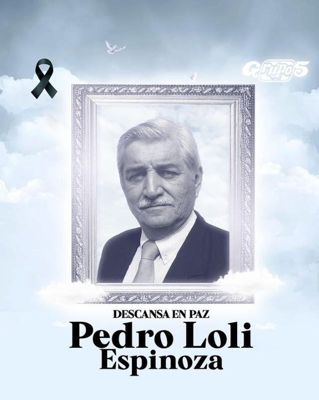 El Grupo 5, agrupación donde pertenece Pedro Loli, también realizó un homenaje en Instagram. Foto: Instagram / Grupo 5   