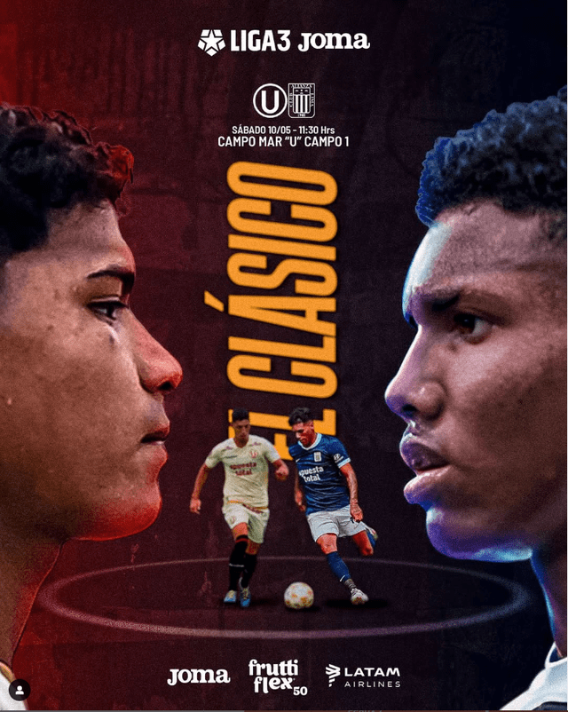 El anuncio de la Liga 3 por el clásico peruano. Foto: Liga 3 El anuncio de la Liga 3 por el clásico peruano. Foto: Liga 3