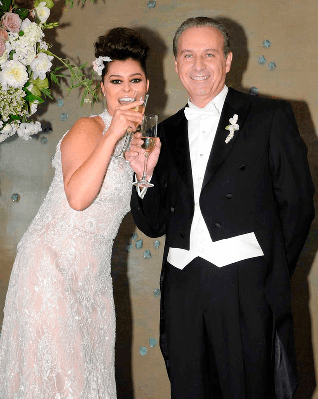 Yadhira Carrillo se casó con Juan Collado en 2012.