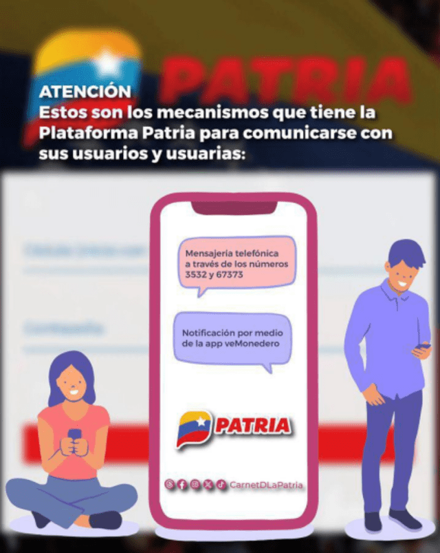 sistema patria | venezuela | números de atención al cliente | patria | plataforma patria | bonos de la patria