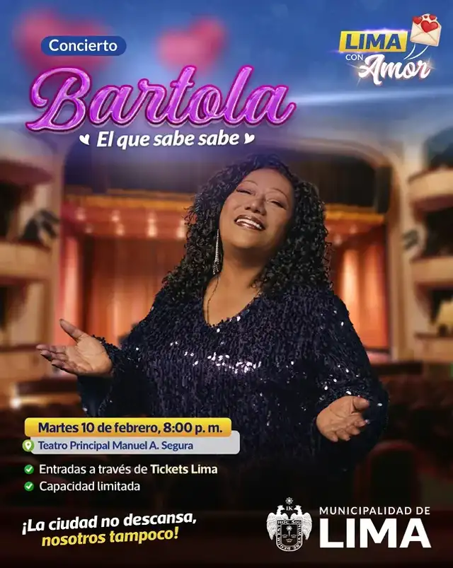 Bartola en concierto por San Valentín   