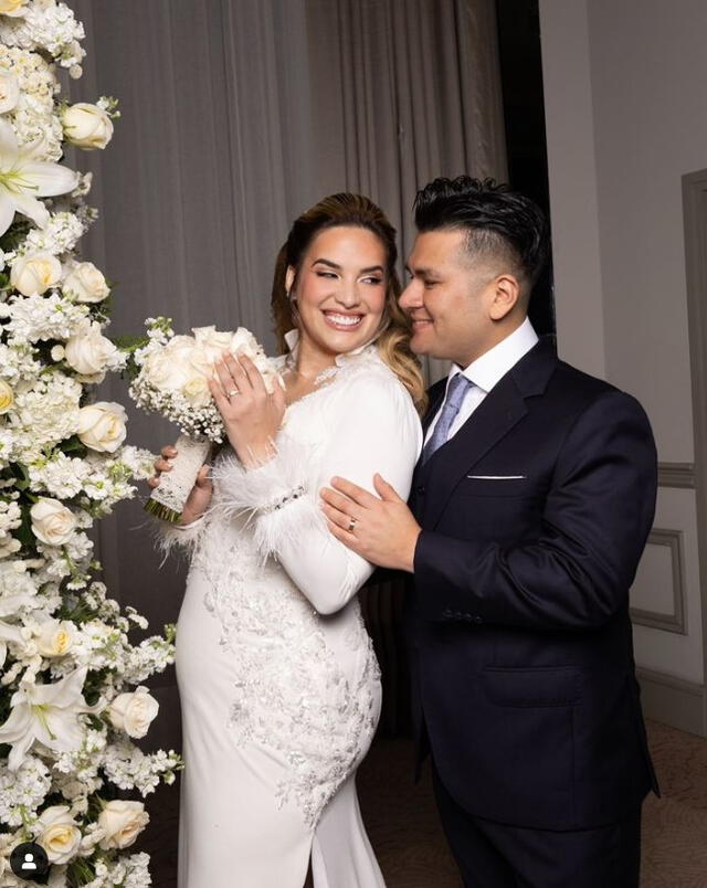 A través de sus redes sociales, Cassandra está publicando las fotos de su boda. Foto: Instagram / casemaze   