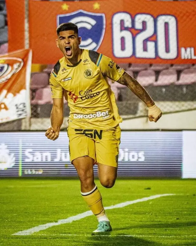 Luis Ramos lleva 9 goles con Cusco FC. Foto: Liga 1   