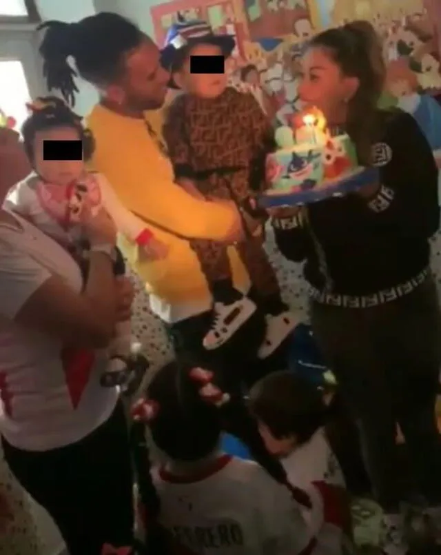 Pedro Gallese y su esposa Claudia Díaz celebran cumpleaños de su hijo